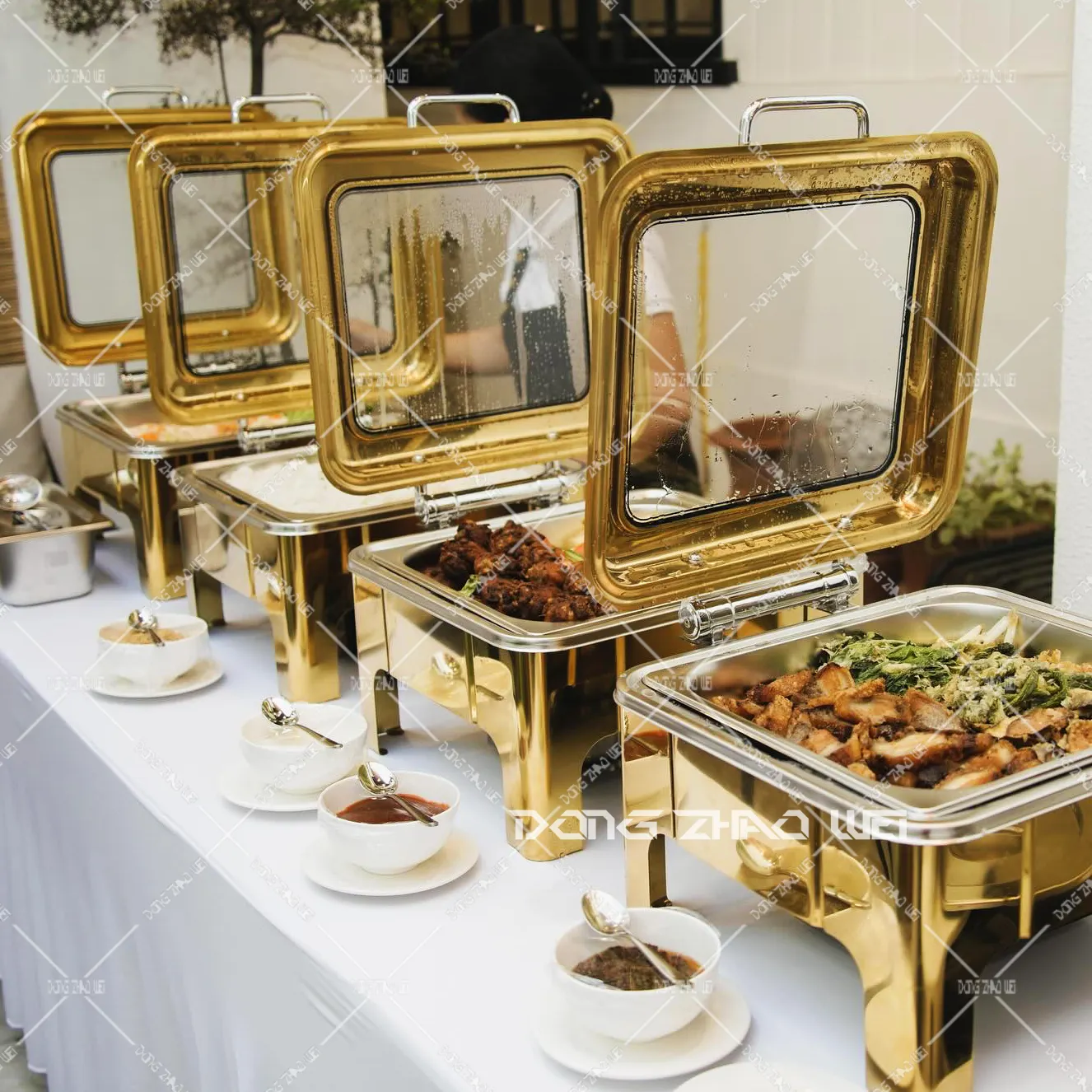Wedding Chafing Dish Good Quality Food Warmer & Buffet Chafing Dish For Sale Catering Buffet Equipment Cheffing Dish Luxury