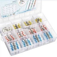 300 pièces kit de connecteur de ligne d'étanchéité de soudage connecteur bout à bout thermorétractable borne de conducteur électrique isolée étanche