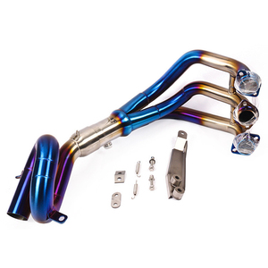 MT09 para Yamaha MT-<span class=keywords><strong>09</strong></span> <span class=keywords><strong>FZ</strong></span>-<span class=keywords><strong>09</strong></span> FJ09 TRACER 900 51mm 2015-2020 Sistema de Escape para Motocicleta, Tubo de Enlace Delantero Deslizante, Codo - Product Image 5