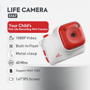 Câmera S167 para Crianças, Vídeo 1080P, Tela IPS de 1.47, Flash Embutido, 60min de Vídeo, Armazenamento de 128GB, Várias Opções de Cores, Câmera Retrô - Product Image 2