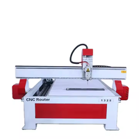 Routeur CNC à bois Siemens New 1325 4 axes avec arbre rotatif pour meubles, PVC, gravure de restaurant, doté d'un moteur à roulement, d'une pompe et d'un moteur