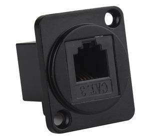 Conector de Módulo Telefónico Seto 6P4C de Paso Directo, Conector RJ11, Toma de Información, Conector Keystone, Conector de Montaje en Panel de Pared - Product Image 3