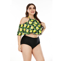 2022 Bikini Badpak Dames Zwempak Vrouwen Fruit Plus Maat Badpak Open Sexy Xxx Tweedelige Dikke Vrouwen Fitness Strandkleding