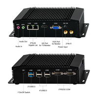 Mini PC Industrial Eglobal Nuevo con Intel Pentium N3520/Celeron N2920, Sin Ventilador, con SIM+2LAN+GPIO+2COM+6USB, RAM DDR3, Computadora Compacta