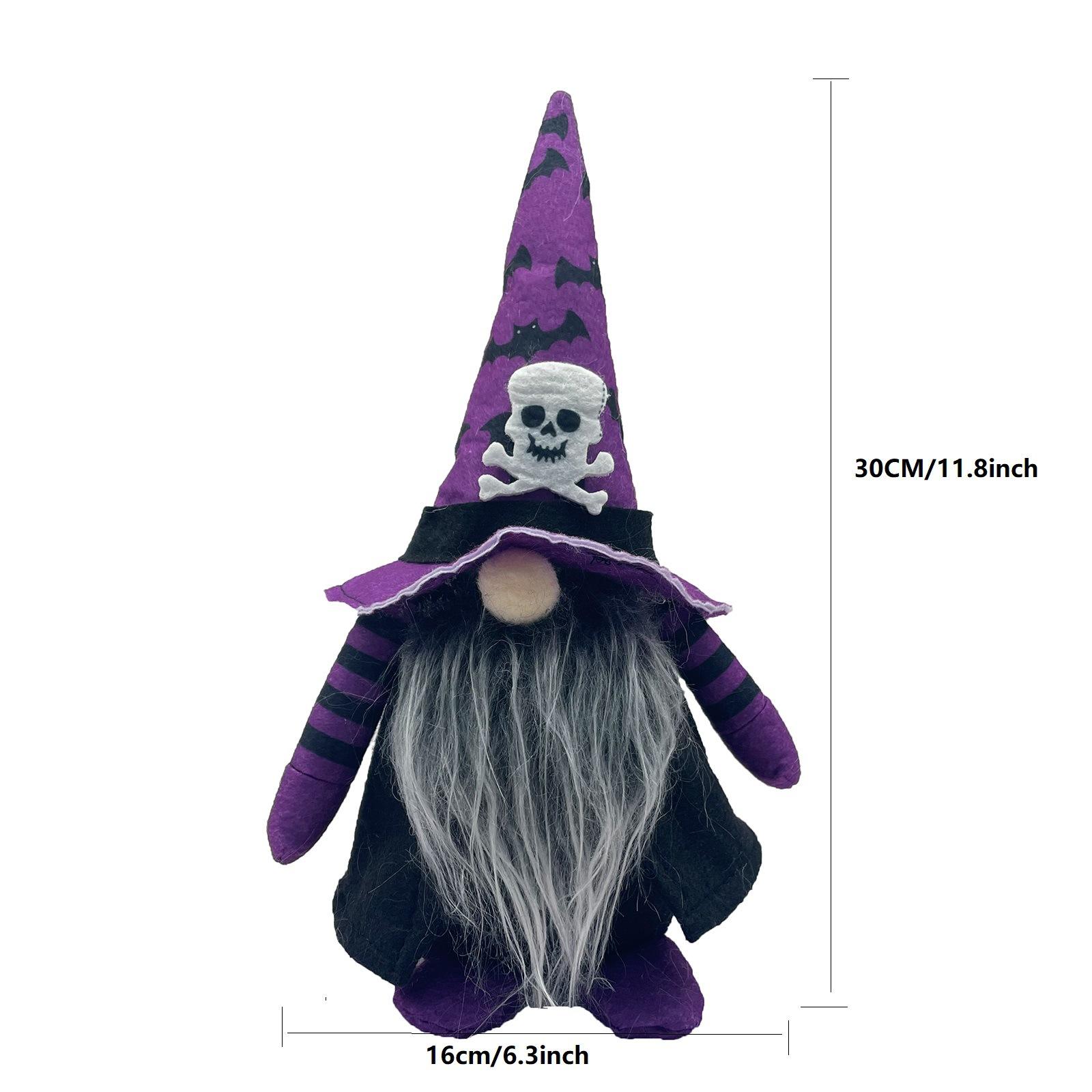 Purple straight hat halloween doll