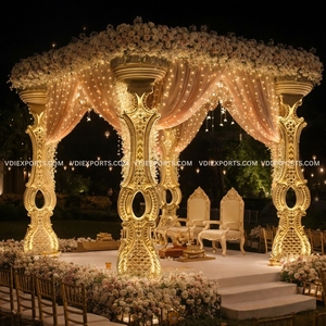 Decoración de Lujo para Bodas con Pilares Clásicos, Escenario Impresionante para Bodas en India - Product Image 2