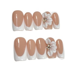 <span class=keywords><strong>Uñas</strong></span> Postizas Hechas a Mano al por Mayor, Marca Privada, <span class=keywords><strong>Uñas</strong></span> Falsas Personalizadas Reutilizables, Proveedor de Puntas de <span class=keywords><strong>Uñas</strong></span> de Lujo - Product Image 6