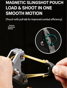 หนังสติ๊กอัตโนมัติ Pour Chasse Continuous G5 Lance Pierre Professional ทำจากอลูมิเนียมอัลลอย พร้อมระบบใส่กระสุนอัตโนมัติ สำหรับผู้ใหญ่ - Product Image 4