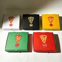 Boîtes à pizza octogonales de 8/10/12/14 pouces, nouvelle conception 2025, impression couleur, avec logo