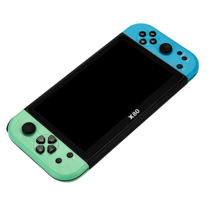 Nouvelle console <span class=keywords><strong>de</strong></span> jeu portable X80 2024, écran HD 7 pouces, jeux rétro, cadeau pour enfants, prend en charge la lecture <span class=keywords><strong>de</strong></span> jeux sur TV - Product Image 4