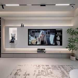 Mobile TV <span class=keywords><strong>Sospeso</strong></span> Moderno Fatto a Mano Minimalista con Vano Contenitore per Soggiorno Appartamento - Product Image 3