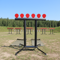 Différents styles de cibles en acier tactiques, cibles en acier pour le tir, cibles en forme de sucette, accessoires de tir