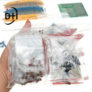 Kit de componentes electrónicos DIY, surtido de resistencias, LED, triodos, condensadores, diodos, PCB, potenciómetro, resistencia variable - Product Image 4