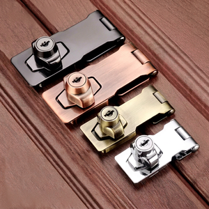 Placa de Cierre de Aleación de Zinc Engrosada Zuogang con Llave, Cerradura Moderna para Muebles, Accesorio de Herraje para Puertas de Armarios y Cajones - Product Image 1