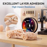 Filament d'impression 3D PETG en gros 1,75 mm, bobine en plastique vierge anti-emmêlement, haute résistance, pour pièces d'ingénierie d'imprimante FDM, en vrac
