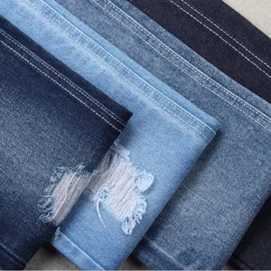 Fornitore di marchi di jeans da donna sexy in tessuto denim tradizione 14oz in puro cotone