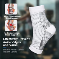 Chaussettes sans orteils, manchons de compression pour fasciite plantaire, pour la rééducation des blessures, les douleurs articulaires, attelle de cheville, soulagement instantané de la douleur neuropathique