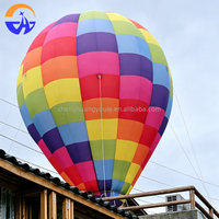 Ballon à air chaud gonflable personnalisé en tissu Oxford, impression numérique durable, avec souffleur, pour publicité extérieure