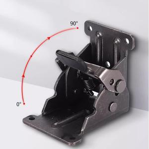 Charnières pliantes autobloquantes pour meubles, supports à ressort pour porte, table ou pied de lit, <span class=keywords><strong>charnière</strong></span> de support d'extension pliable - Product Image 2