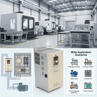 Variateur de fréquence 7,5 kW 220 V monophasé vers triphasé 0-300 Hz, entraînement AC, CE UL RoHS IP20 avec unité de frein intégrée