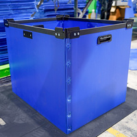 PP Hohlplastik Coroplast-Platten Logistik-Container-Box Poly-Wellpappe Corflute ESD Antistatische Box Trennwände Umlaufbehälter