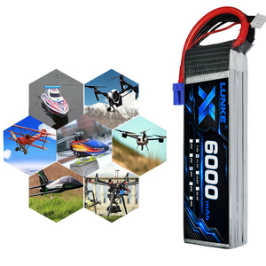 11.1V 50C 6000mAh แบตเตอรี่ลิโป้กระแสไฟคงที่ทนทานสำหรับโดรนแข่งเอฟพีวี อาร์ซีอุปกรณ์บิน 102050 - Product Image 6