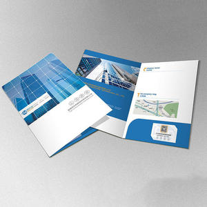 <span class=keywords><strong>Dossier</strong></span> de présentation personnalisé 6x9 avec logo A4 A5, porte-documents à deux poches pour déclarations fiscales et cartes - Product Image 5