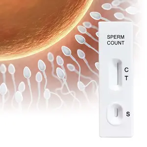 Kit preciso de pruebas caseras para evaluar la fertilidad masculina y la salud del esperma midiendo la motilidad progresiva