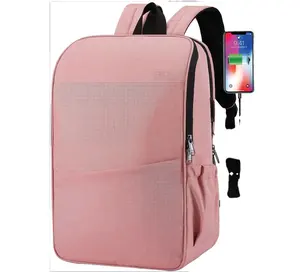 Kadınlar için su geçirmez laptop tote sırt çantası şık kolej yürüyüş günlük kullanım erkekler moda 15.6 16.5 17 inç 17 "dizüstü sırt çantası
