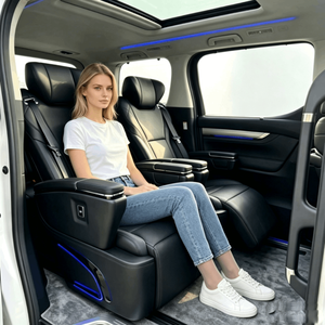 Sedile Auto in Pelle di Lusso Personalizzato 2026 con Logo OEM per Maybach VIP Van Vito W447 <span class=keywords><strong>Sprinter</strong></span> Toyota, Girevole a 360 Gradi - Product Image 1