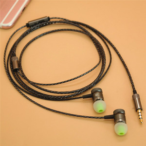 Oriole 820 In-Ear Headphones Gunmetal Metal <b>Control</b> <b>Wired</b> Music Earphones - Product Image 3