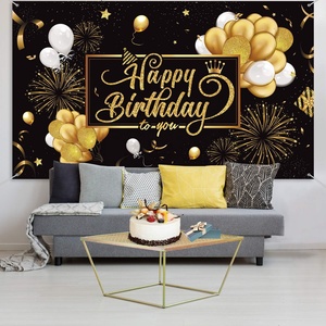 Großer Geburtstags-Fotohintergrund Happy <span class=keywords><strong>Birthday</strong></span> Banner für Geburtstagsfeier-Dekorationen - Product Image 4