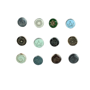 Tùy chỉnh thực hiện thiết kế logo cổ điển Kim Loại Shank nút hình chữ nhật dập nổi hạt Jean Nút đinh tán với mạ trang trí - Product Image 6