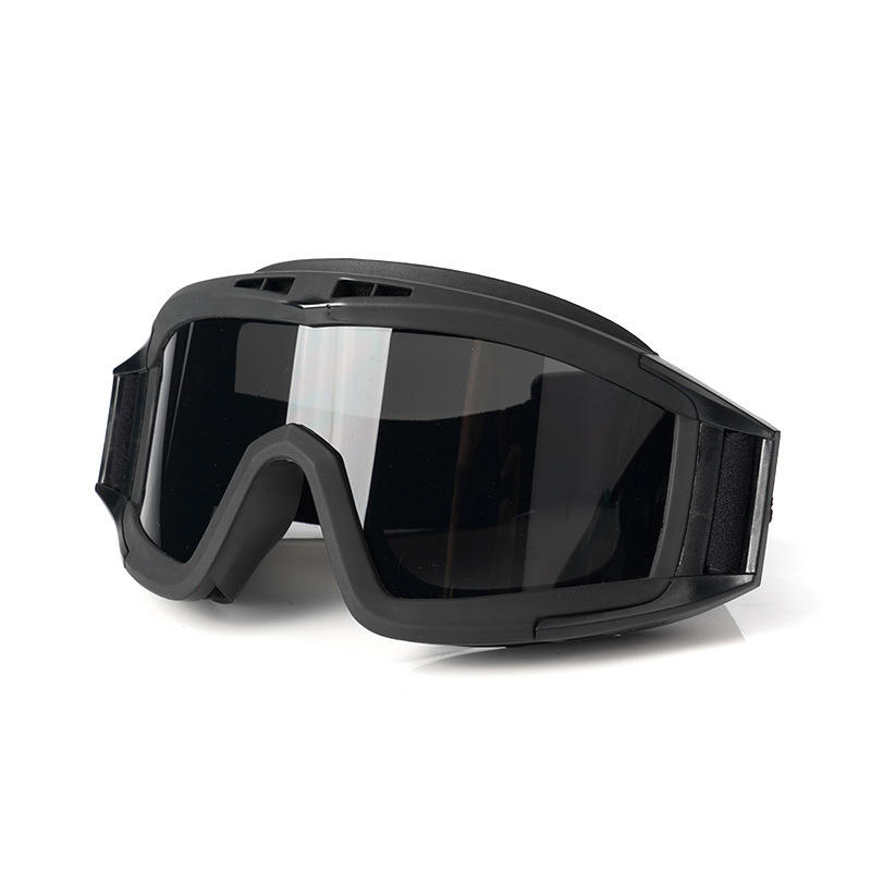 Black single (single glasses + cloth cover)