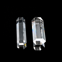 Prisme optique hexagonal personnalisé en verre BK7/silice fondue, résistant aux hautes températures, pour la fibre optique et l'industrie semi-conductrice