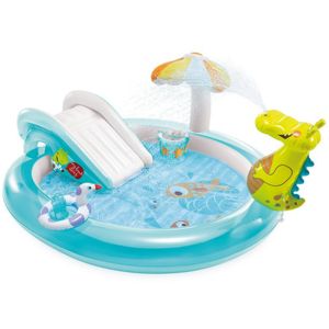 <span class=keywords><strong>INTEX</strong></span> 57165 GATOR PLAY CENTER <span class=keywords><strong>Toboggan</strong></span> pour enfants <span class=keywords><strong>Piscine</strong></span> gonflable pour enfants Centre de jeux d'eau et <span class=keywords><strong>piscine</strong></span> de jeu 2.01mX1.70mX84cm - Product Image 2