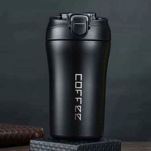 Stainless Steel <b>Coffee</b> Mug Portable Car Thermos Business Office Gift Dual-Drink Mug - Product Image 4