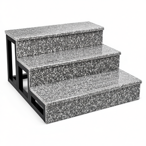 Escalones de Granito Modernos con Acabado Natural en Color Gris Rosado para Uso en Interiores y Exteriores 18x300x1000mm - Product Image 3