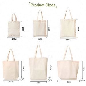 Sac de shopping réutilisable écologique, sac fourre-tout en toile de coton, sac en toile imprimé avec logo personnalisé - Product Image 3