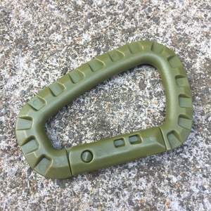 Mosquetón <span class=keywords><strong>de</strong></span> Plástico <span class=keywords><strong>de</strong></span> Alta Calidad Tipo D para Colgar Rápido, Gancho para Exteriores, Hebilla para Colgar Mochilas Grandes - Product Image 6