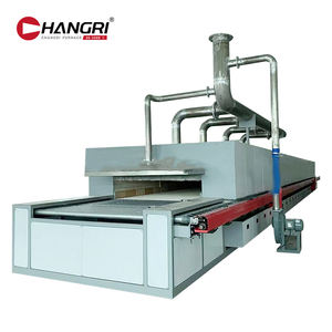 Horno de rodillos para industria eléctrica 1600C, vajilla de porcelana sinterizada, horno de rodillos tilte de cerámica con ladrillo de mullita - Product Image 1