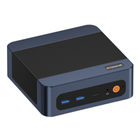 Mini PC BOSGAME E6 Intel Core 3 304 LPDDR5X 12 Go 512 Go SSD Double LAN Ordinateur de Bureau Triple Affichage 4K Mini Ordinateur