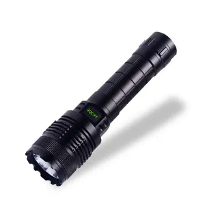 Rechargeable Tactical Flashlight Waterproof Handheld Flashlight for Camping Hiking Biking Outdoor Activity L2 Torch Flashlight