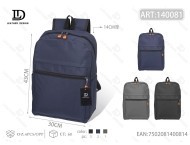 Zaino da uomo in nylon 20-39L, resistente all'acqua, con scomparto per laptop, spallacci, colore unico - Product Image 1
