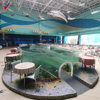 Leyu usine Offre Spéciale personnalisé épais acrylique personnalisé piscine tactile pour enfants pour hôtel