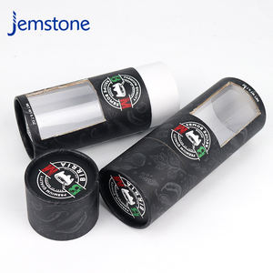 Emballage en tube de papier kraft avec fenêtre, personnalisé, recyclable, de qualité alimentaire, pour grains de café, chocolat, cylindre en carton - Product Image 6