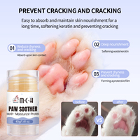 Baume de Soin Végétalien pour Animaux (Chats, Chiens, Lapins) – Formule Silencieuse, Sans Danger pour la Lèche, Comestible, Multi-Usages, Étiquette Personnalisée – Soulage les Pattes Sèches