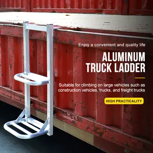 Factory Direct Customer Aluminum Mobile Truck Boarding Ladder Thickened Aluminum Climbing Multifunctional Ladder