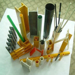 โปรไฟล์ไฟเบอร์กลาสแบบพัลทรูชั่น FRP คานรูปตัว I แบบ GRP - Product Image 6