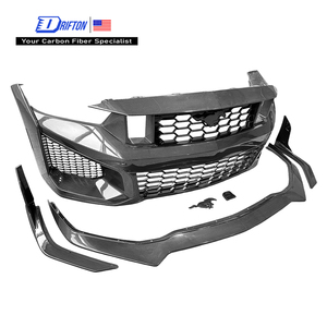 Parachoques delantero de fibra de carbono real estilo DRIFTON Mustang SC para Ford Mustang Gen7 S650 2024 en adelante - Product Image 1